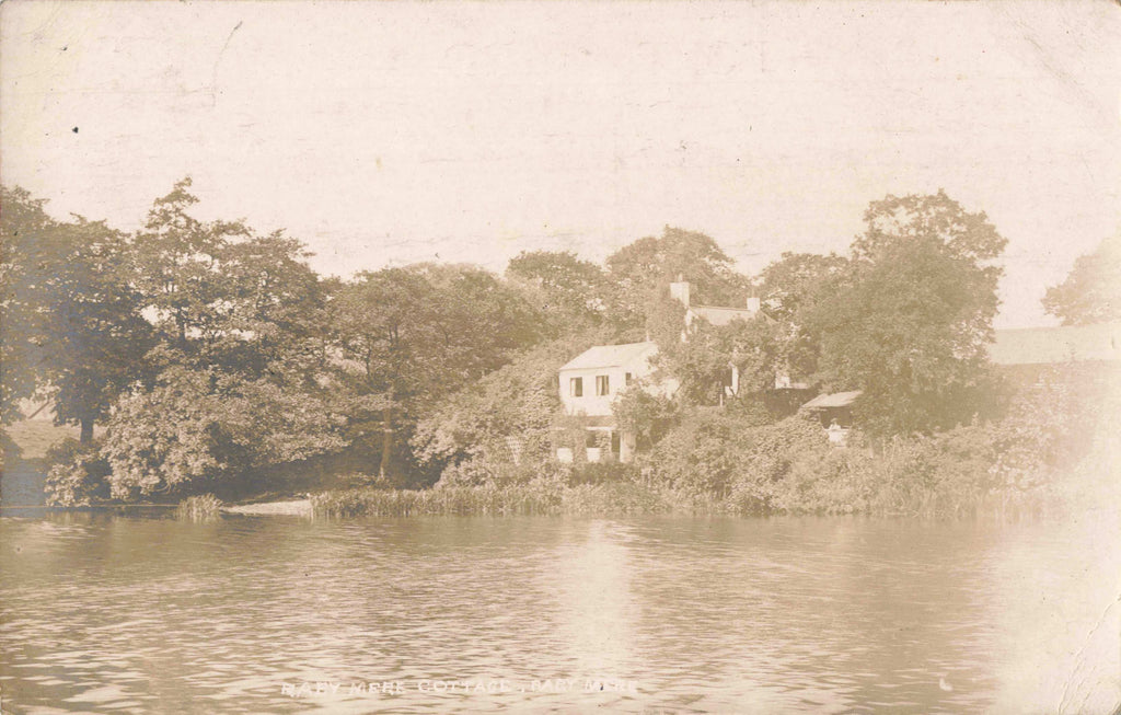 1912 postcard of Raby Mere, Wirral, Cheshire