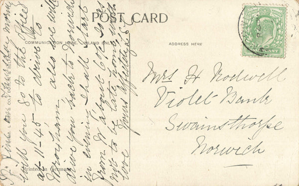 PATRICK STREET, CORK - PRE 1918 POSTCARD (ref 6694/22/W6)