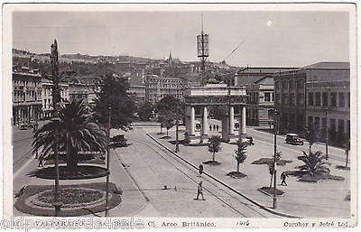 VALPARAISO, ARCO BRITANICO REAL PHOTO POSTCARD (ref 2030)