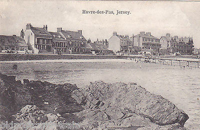 Havre-Des-Pas, Jersey vintage postcard