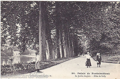 PALAIS DE FONTAINEBLEAU, LE JARDIN ANGLAIS ALLEE DE SULLY (ref 1928/15)