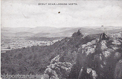 SCOUT SCAR, LOOKING NORTH - OLD POSTCARD (ref 1911)