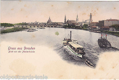 GRUSS AUS DRESDEN - BLICK VON DER MARIENBRUCKE (ref 1874/12)