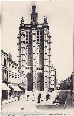DOUAI - L'EGLISE ST PIERRE - NORD 59 LEVY POSTCARD (ref 4763)