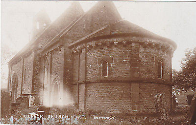 KILPECK CHURCH, EAST - OLD REAL PHOTO POSTCARD