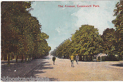 THE AVENE, GREENWICH PARK, LONDON - OLD POSTCARD