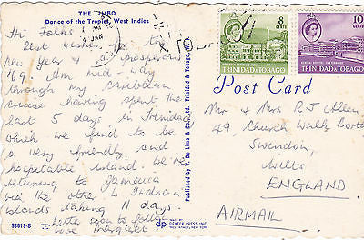 THE LIMBO - DANCE OF THE TROPICS, WEST INDIES - POSTCARD (ref DEB6654/13)