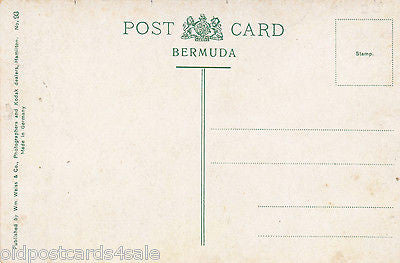 ENTRANCE TO SONCY, BERMUDA - OLD POSTCARD (ref 5995/13)
