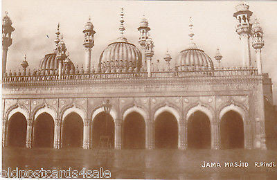 JAMA MASJID - R. PINDI - REAL PHOTO POSTCARD (ref 4273/12)