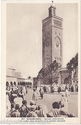 CASABLANCA, ARRIVEE CEREMONIALE DU SULTAN (ref 2313)