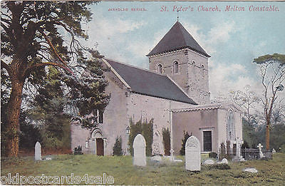 ST PETER´S CHURCH, MELTON CONSTABLE - PRE 1918 (NR FAKENHAM) (ref 4303)