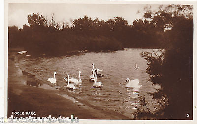 POOLE PARK - OLD REAL PHOTO POSTCARD (ref 7242)