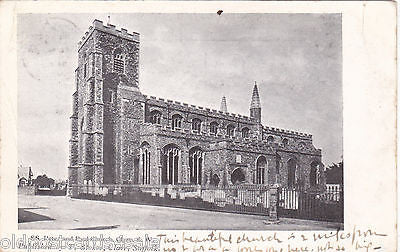 SS PETER AND PAUL CHURCH, CLARE, SUFFOLK - 1906 POSTCARD