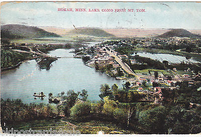 HOKAH, MINN., LAKE COMO FROM MT. TOM - 1908