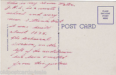 HIGH SCHOOL, JAMESTOWN, NY - POSTCARD (ref 5700/13)