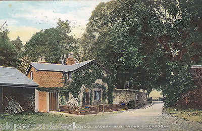 ELM TREE COTTAGE, CROSBY HALL, NR LIVERPOOL - 1905 POSTCARD (ref 1940/15/OP)