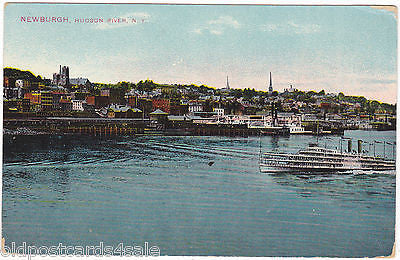 NEWBURGH, HUDSON RIVER, N.Y. - OLD POSTCARD (ref 4954)