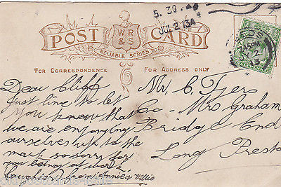 RED COTE, ARMLEY - 1913 YORKSHIRE REAL PHOTO POSTCARD (ref 3939/16)