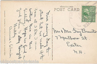 COOLIDGE HOMESTEAD, PLYMOUTH, VERMONT - OLD POSTCARD (ref 4930/12)