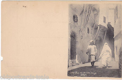 RUE DE LA MER ROUGE, ALGER - OLD POSTCARD (ref 2143)