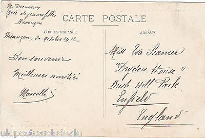 VALLEE DU DESSOUBRE - CONSOLATION - LA ROCHE PERCEE  1912 POSTCARD (ref 1923/15)