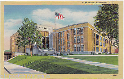 HIGH SCHOOL, JAMESTOWN, NY - POSTCARD (ref 5700/13)