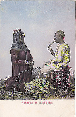 VENDEUSE DE CONCOMBRES - EGYPT - SELLER OF CUCUMBERS (ref 3210)