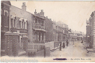 CAYEUX - RUE ADOLPHE ROUX - LL OLD POSTCARD