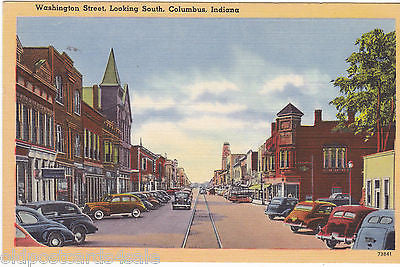 WASHINGTON STREET LOOKING SOUTH, COLUMBUS, INDIANA