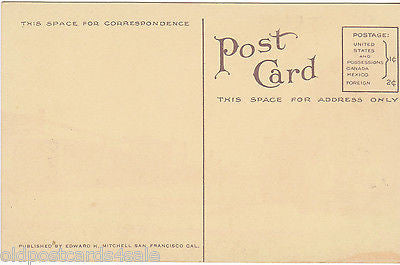 YUBA STREET, REDDING, CAL. - OLD STREET SCENE POSTCARD (ref 6076/13)
