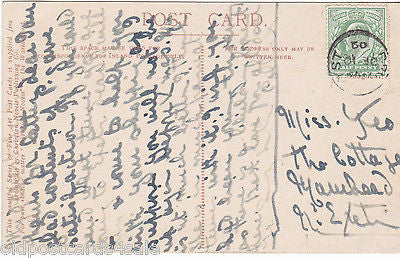 EGLINGHAM CHURCH, NORTHUMBERLAND - 1909 POSTCARD (ref 1599/14/Y)