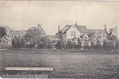 CONVENT AND SCHOOLS, MAYFIELD, NORTH - PRE 1918 POSTCARD