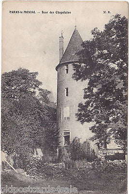 PARAY LE MONIAL - TOUR DES CHAPELAINS - OLD POSTCARD