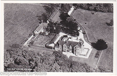 THE RED HOUSE, KELHAM - AERIAL REAL PHOTO POSTCARD (ref 5134/12)