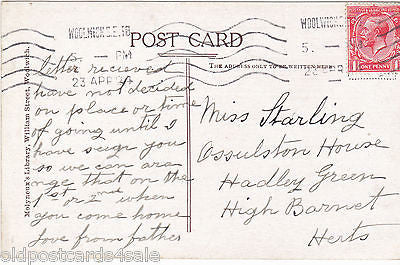 THE ROTUNDA, WOOLWICH - 1924 POSTCARD (our ref 2333)