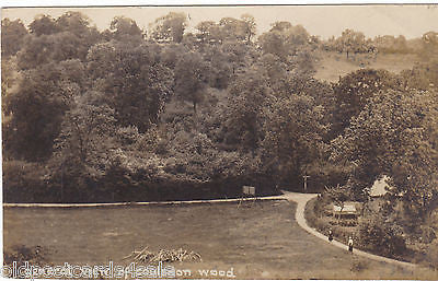 GENERAL VIEW OF COULSDON WOOD - OLD REAL PHOTO POSTCARD (ref 2038/16)