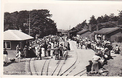 Ravenglass Station, Ravenglass and Eskdale Railway RP Postcard (ref DEB1482
