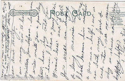 UPPER BROADWAY, NORWICH, CONN. - OLD POSTCARD (ref 3360/13)