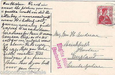 ST BEATENBERG WEG Z BIRRENFLUH - 1912 - STAMPED REGINA HOTEL (ref 7235/14)