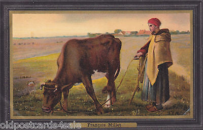 FRANCOIS MILLET - OLD ART POSTCARD (ref 2423)