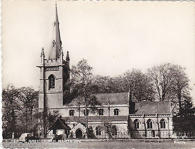 ST JAMES' CHURCH, PERLETHORPE - MODERN SIZE REAL PHOTO POSTCARD (ref 5563/13)