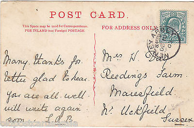 NETLEY CASTLE - 1903 HAMPSHIRE POSTCARD  (ref 3043)