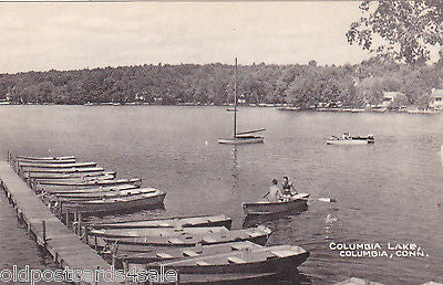 COLUMBIA LAKE, COLUMBIA, CONN. - BOATS (ref 4816/12)