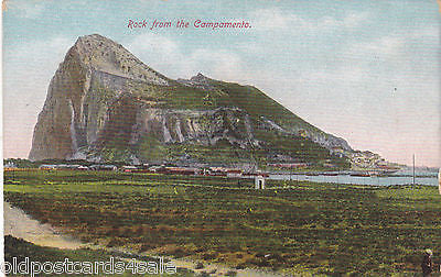 ROCK FROM CAMPAMENTO - GIBRALTAR POSTCARD (ref 2900)