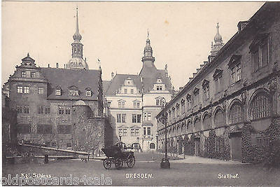 DRESDEN - KGL. SCHLOSS STALLHOF - OLD POSTCARD (ref 3891/12