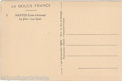 NANTES - LE PORT - LES QUAIS - OLD POSTCARD (ref 5427)