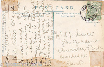 HOLLAND  HOUSE, KENSINGTON - WORKERS - 1906 POSTCARD (our ref 7430/15)