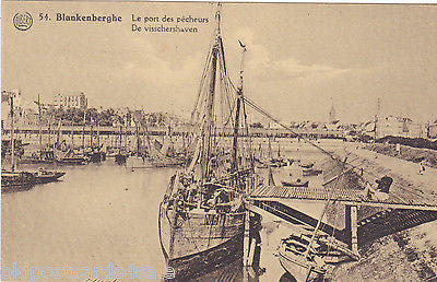 BLANKENBERGHE, LE PORT DES PECHEURS - POSTCARD (ref 2040)