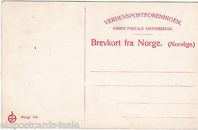 LAPPEKONE MED BARN - OLD POSTCARD - NORWAY (ref 3755/12)