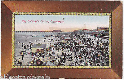 CHILDREN'S CORNER, CLEETHORPES - PRE 1918 POSTCARD (ref 2792)